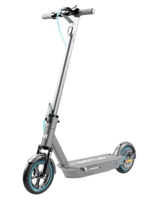 Trotineta electrica pliabila Motus Scooty 10inch Plus 2022, viteza 20km/h, autonomie 60km, motor 500W, 36V/15Ah (Gri)