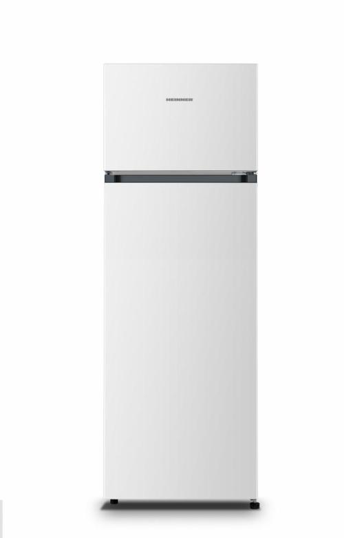 Frigider cu doua usi HEINNER HF-HS243E++, 243 l, Clasa E, Lumina LED, Usi reversibile, H 161 cm (Alb) Frigider cu doua usi HEINNER HF-HS243E++, 243 l, Clasa E, Lumina LED, Usi reversibile, H 161 cm (Alb)