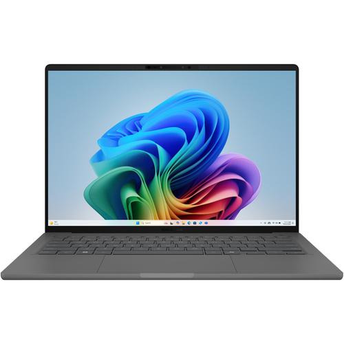 Ultrabook ASUS Zenbook A14 UX3407RA (Procesor Qualcomm Snapdragon X Elite X1E-78-100, 14inch WUXGA OLED, 16GB, 1TB SSD, Qualcomm Adreno, Win11 Pro, Gri)