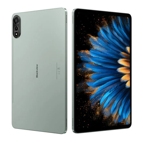Tableta Blackview MEGA2, Ecran FHD+ 60Hz 12inch, 12GB RAM, 256GB Flash, Android 15, Unisoc T615, 16MP+8MP, 9000mAh, 18W, Stylus, Face Unlock, 4G, Dual SIM (Verde)
