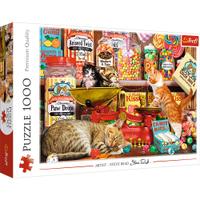 Puzzle Trefl Pisici si dulciuri, 1000 piese