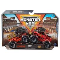 Set 2 masinute Monster Jam - Lumberjack si Axe, 1:64
