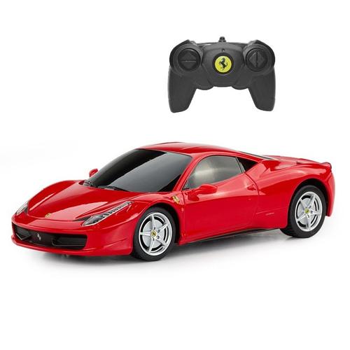 Masinuta Rastar RC Ferrari 458, rosu, 1:24
