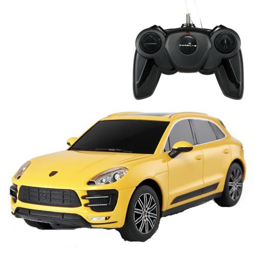 Masinuta Rastar RC -Porsche Macan Turbo 1:24 (Galben)