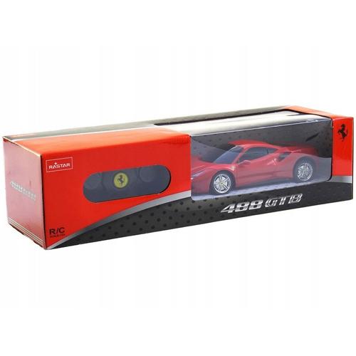 Masinuta Rastar RC - Ferrari 488 GTB, 1:24, Rosu