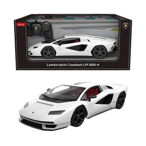 Masinuta Rastar RC Lamborghini Countach LPI 800 4, 1:16 (Alb)
