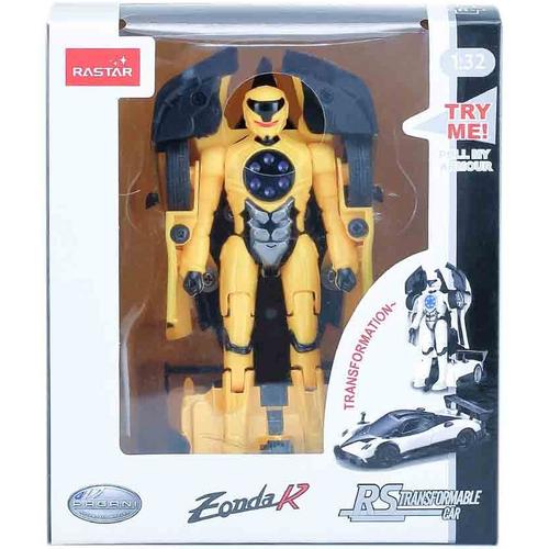 Masinuta diecast Rastar Transformable RS, Pagani Zonda R, 1:32 (Galben)