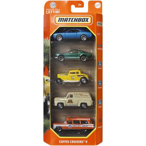 Set 5 masinute metalice Matchbox - Coffee Cruisers V, 1:64