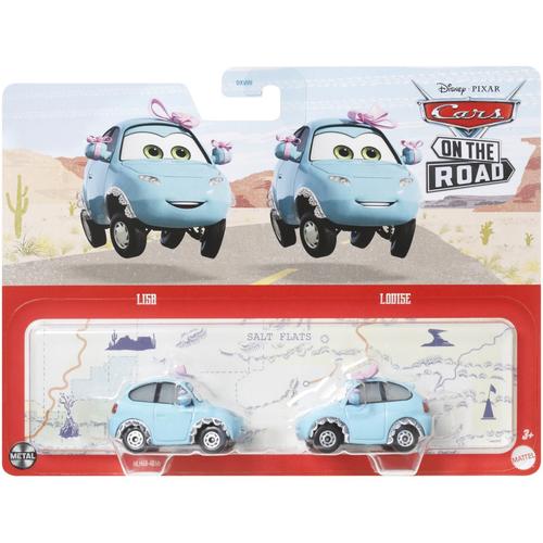 Set 2 masinute diecast Disney Cars 3 - Lisa si Louise
