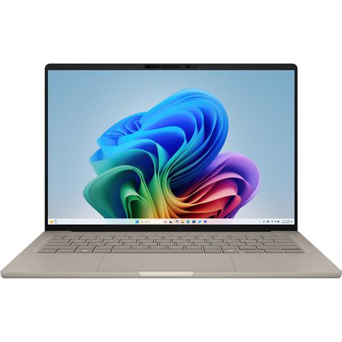 Ultrabook ASUS Zenbook A14 UX3407RA (Procesor Qualcomm Snapdragon X Elite X1E-78-100, 14inch WUXGA OLED, 16GB, 1TB SSD, Qualcomm Adreno, Win11 Pro, Bej) - 0 | YEO