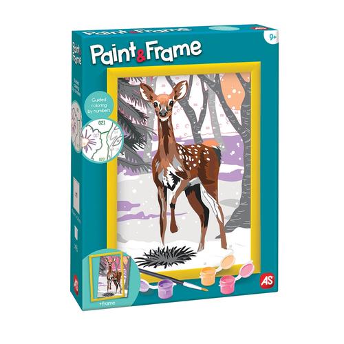 Set creatie AS - Paint & Frame, Caprioara in zapada