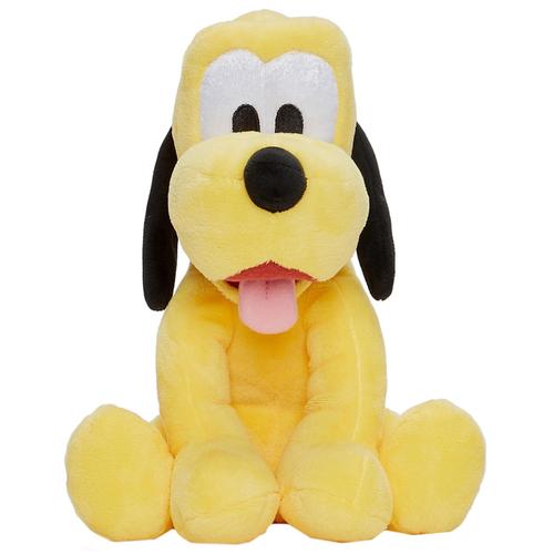 Jucarie de plus Disney Pluto, 25 cm + Breloc figurina Smiling Critters, Hoppy Hopscotch, verde, 8cm