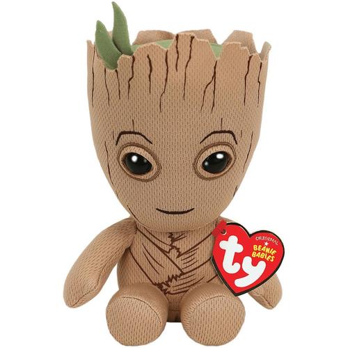 Plus Ty Beanie Babies - Marvel, Groot, 15 cm