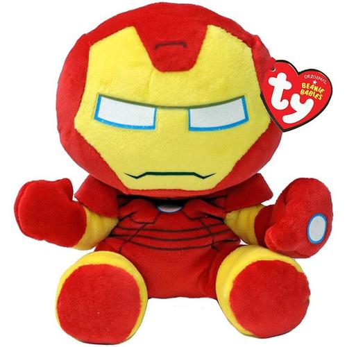 Plus Ty Beanie Babies - Soft Marvel Iron Man,15 cm