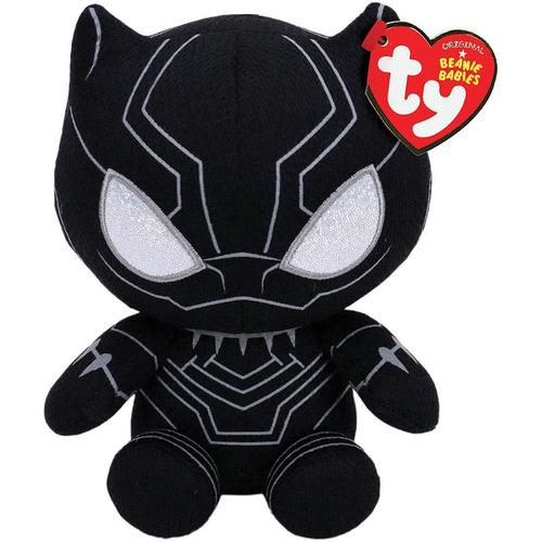 Plus Ty Beanie Babies - Marvel, Black Panther, 15 cm