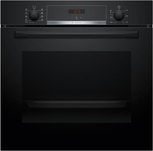 Cuptor incorporabil Bosch HBA534BB3, Electric, 71 L, Autocuratare hidrolitica, EcoClean Direct, 3D HotAir, HotAir Gentle, Grill, Clasa A+ (Negru)