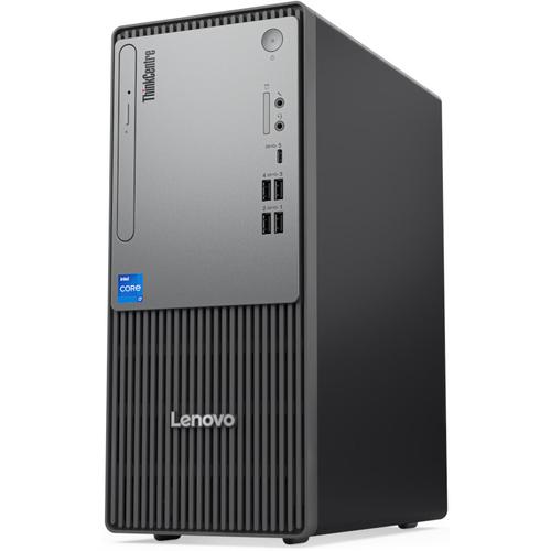 Calculator Sistem PC Lenovo ThinkCentre Neo 50t Gen 5 (Procesor Intel® Core™ i3-14100 (4 cores, 3.5GHz up to 4.7GHz, 12MB), 8GB DDR5, 256GB SSD, Intel UHD 730, No OS)