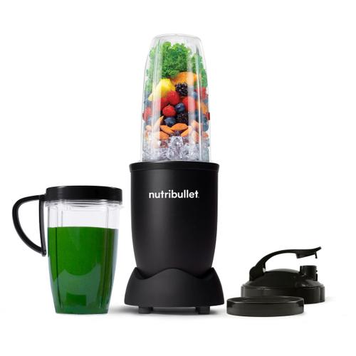 Blender Nutribullet Pro NB907MAB 0C22300111, 900 W, 1 viteza, cupa inalta 0.9l, cupa inalta 0.7l, 5 accesorii (Negru mat)