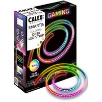 Banda LED RGBIC de gaming inteligenta Calex, Wi-Fi, Bluetooth, Razer Chroma RGB, Game Synchronization,12W, lumina colorata, IP20, 1.5m