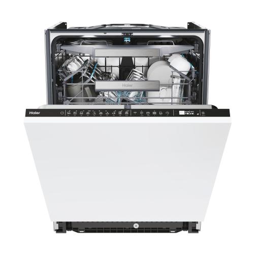 Masina de spalat vase incorporabila Haier I-Pro Shine Series 6 XI 4A4M4PB, 14 seturi, 10 programe, Clasa A, Motor Inverter, WiFi, H-Spray Arm, Flex Zone, Powerwash, Automatic Open Door, 60 cm (Alb)