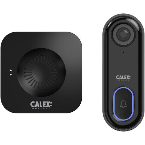 Set sonerie video inteligenta Calex 1080P, Wi-Fi, sunet bidirectional, senzor miscare, Negru Set sonerie video inteligenta Calex 1080P, Wi-Fi, sunet bidirectional, senzor miscare, Negru