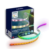 Banda LED RGBIC+CCT Calex Vibey, cu telecomanda, sincronizare muzica,12W, 600 lm, lumina alba si colorata, 2m, Clasa energetica G
