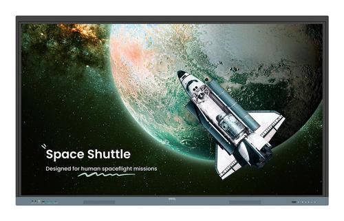 Tabla interactiva BenQ RE8604 86inch, 4K UHD (3840X2160), IPS, 40 touchpoints, 4x HDMI, 8x USB, 8GB RAM, 64GB Flash, Android 13 (Gri)