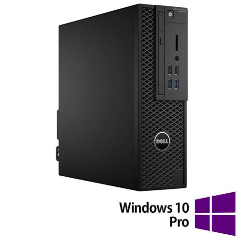 Calculator Sistem PC Refurbished Workstation Refurbished Dell Precision 3420 SFF, Intel Core i7-6700 3.40 - 4.00GHz, 16GB DDR4, 256GB SSD + Windows 10 Pro