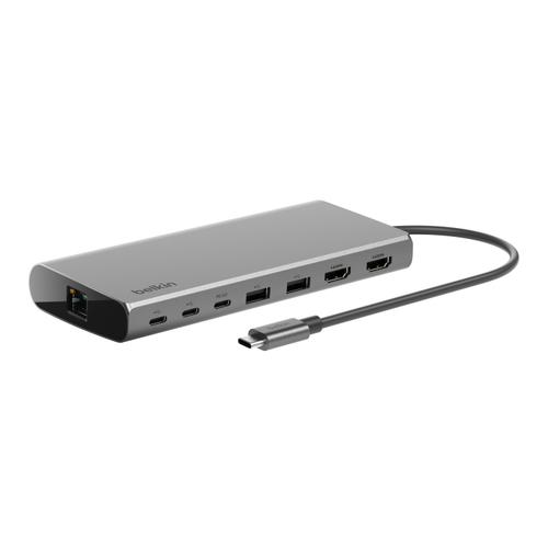 HUB USB Belkin Connect Universal Core Hub USB-C 8-in-1 INC015btSGY-CZ, 2x USB-A, 3x USB-C, Ethernet (Gri) HUB USB Belkin Connect Universal Core Hub USB-C 8-in-1 INC015btSGY-CZ, 2x USB-A, 3x USB-C, Ethernet (Gri)