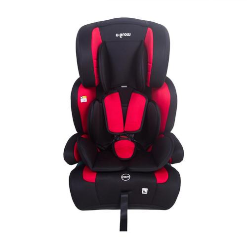 Scaun auto/inaltator U-Grow UG-301-RD, 76-150CM, 15 luni - 12 ani, R129,  (Rosu/Negru)