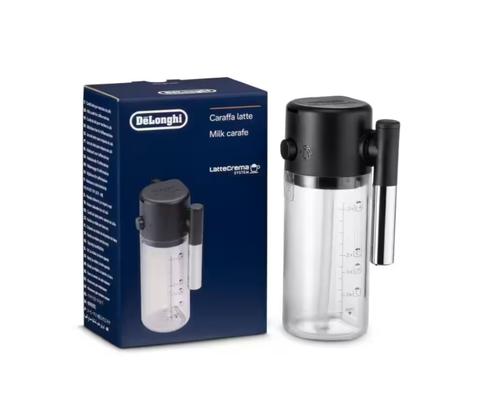 Carafa pentru lapte espressor De\'Longhi Magnifica Evo DLSC028 (Transparent/Negru)