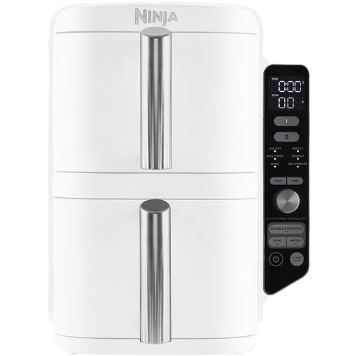 Friteuza cu aer cald Ninja SL400EUWH Double Stack XL, 9.5 l, 2470 W, 6 programe (Alb)
