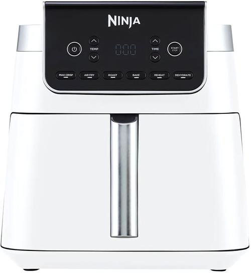 Friteuza cu aer cald Ninja Max Pro AF180EUWH, 2000 W, 6.2 l, capacitate mancare 1.2 kg, 6 programe, temperatura 40 - 240 °C, oprire automata (Alb)