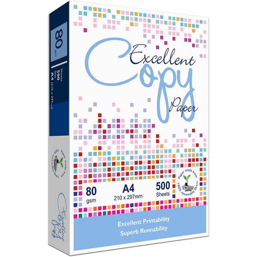 Hartie copiator A4 Excellent STPA4-EX80G500P, 80g/mp, 500coli