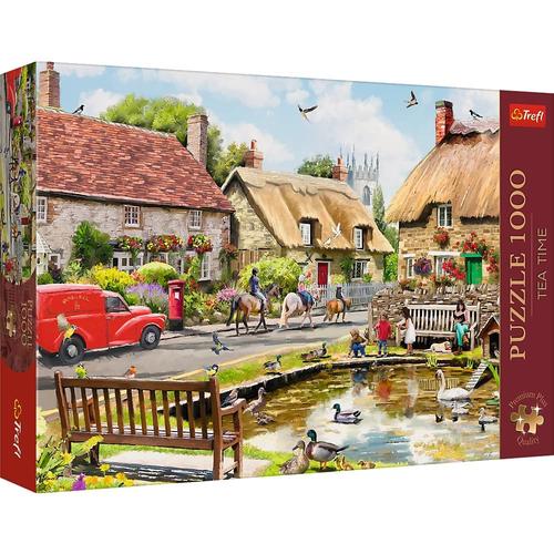 Puzzle Trefl Premium Plus - Tea Time, Vara La Sat, 1000 piese