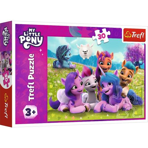 Puzzle Trefl - My Little Pony, Poneii Prietenosi, 30 piese