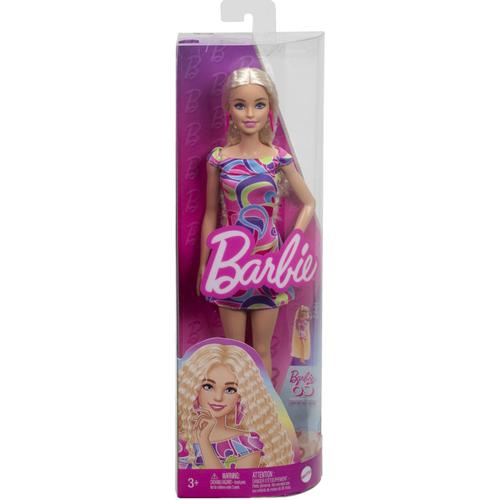 Papusa Barbie Fashionistas - Barbie cu par blond ondulat