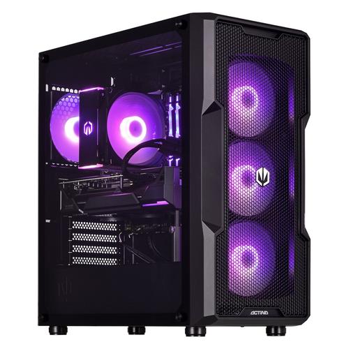Calculator Sistem PC Gaming Actina KOMACNGIP0121 Midi Tower, Procesor AMD Ryzen™ 9 9950X, 16 cores, 4.3GHz, 64MB L3, 32GB DDR5, 2TB SSD, AMD Radeon RX 7900 XTX 24GB GDDR6, Wi-Fi, Bluetooth, No OS (Negru)