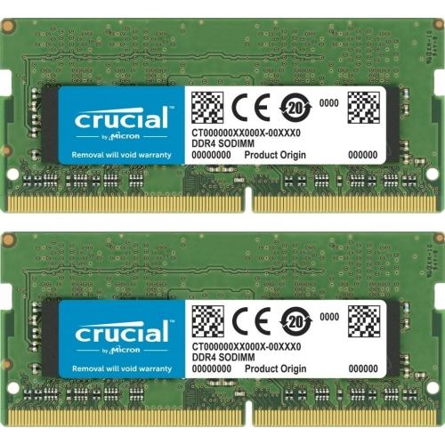 Memorii laptop SODIMM Crucial 32GB (2x 16GB), DDR4-3200MHz, CL22, Dual Channel