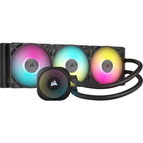 Cooler CPU Corsair iCUE LINK Titan 360 RX RGB, 300 - 2100rpm, 3 x 120mm, LCD RGB (Negru)