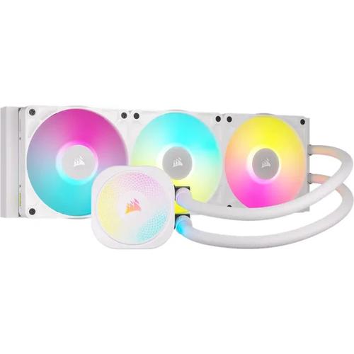 Cooler CPU Corsair iCUE LINK Titan 360 RX RGB, 300 - 2100rpm, 3 x 120mm, LCD RGB (Alb)