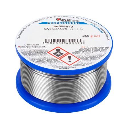 Rola fludor Cynel SN60PB40 CYNEL 1.0mm 250g