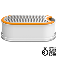 Razatoare cu recipient Fiskars Functional Form, 210 mm, 120 g (Alb)