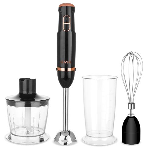 Blender de mana cu accesorii ZASS Rose Gold ZHB 21  (Negru/Roz)
