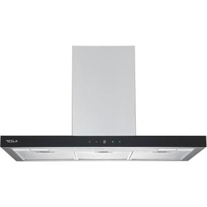 Hota decorativa Tesla DC900AXB, T-shape, 630 m3/h, 1 motor DC 75 W, Display LED, 90 cm (Inox/Sticla)