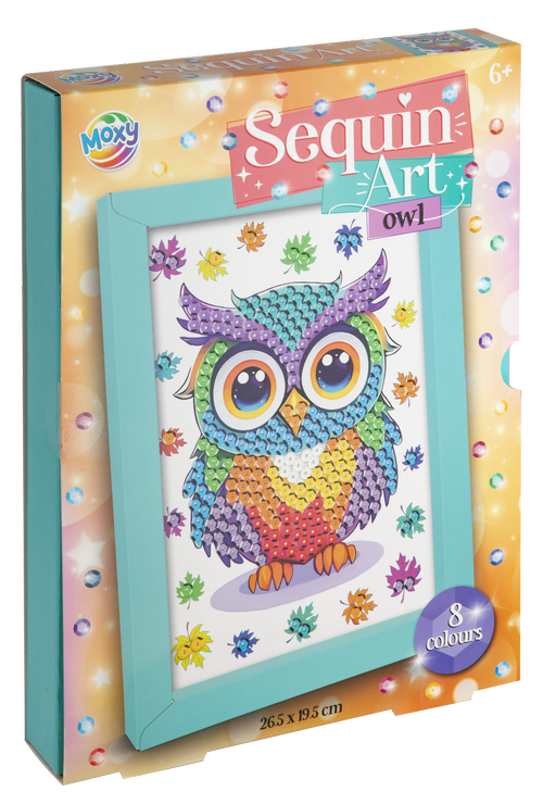 Tablou cu paiete Moxy Bufnita