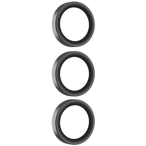 Folie Sticla Camera Devia Peak Series Samsung Galaxy S25, pachet de 3 buc, Negru