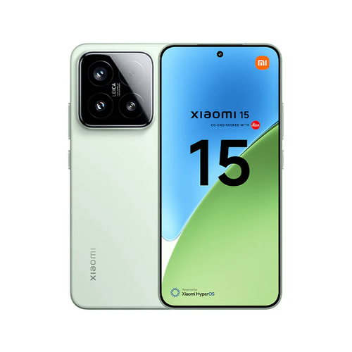 Telefon Mobil Xiaomi 15, Procesor Octa-Core Snapdragon 8 Elite, LTPO AMOLED touchscreen 6.36inch, 12GB RAM, 512GB Flash, Camera Tripla 50+50+50MP, Wi-Fi, 5G, Dual SIM, Android (Verde)