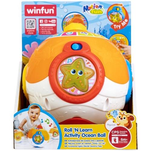 Jucarie interactiva Winfun - Mingiuta cu activitati, Ocean