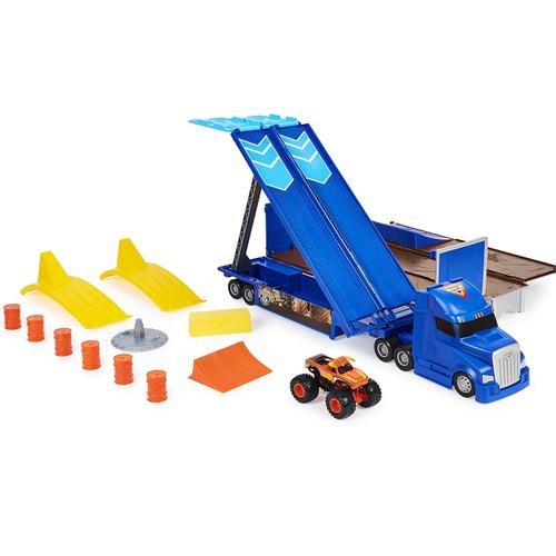 Set de joaca Monster Jam - Transforming Hauler, scara 1:64